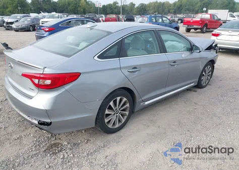 2015 Hyundai Sonata Sport из США, поврежденный, VIN 5NPE34AF9FH047580